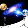 Star Projector 2 In 1 Earth Moon Projection Lamp Galaxy Light Projector Background Atmosphere Night Light For Bedroom Decor