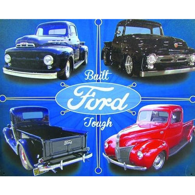 Built Ford Tough Collector Tin Sign