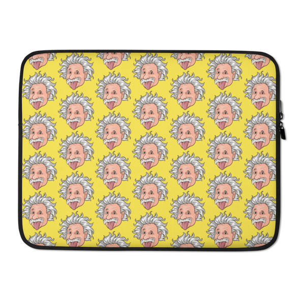 Yellow Einstein Laptop Sleeve