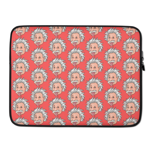 Red Einstein Laptop Sleeve