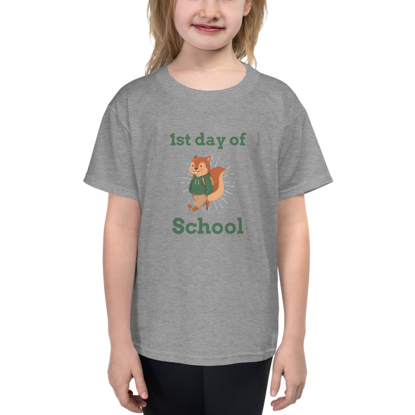 FIRST DAY OF SCHOOL Youth Short Sleeve T-Shirt