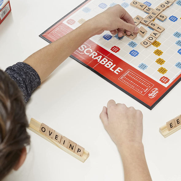 Scrabble Board Game, The Classic Word Game, Family Game, Fun Board Game