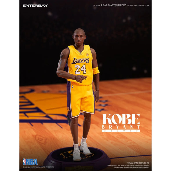 NBA Lakers KOBE BRYANT 242010 Real Masterpiece Action Figure 1/6 Scale (ENTERBAY)