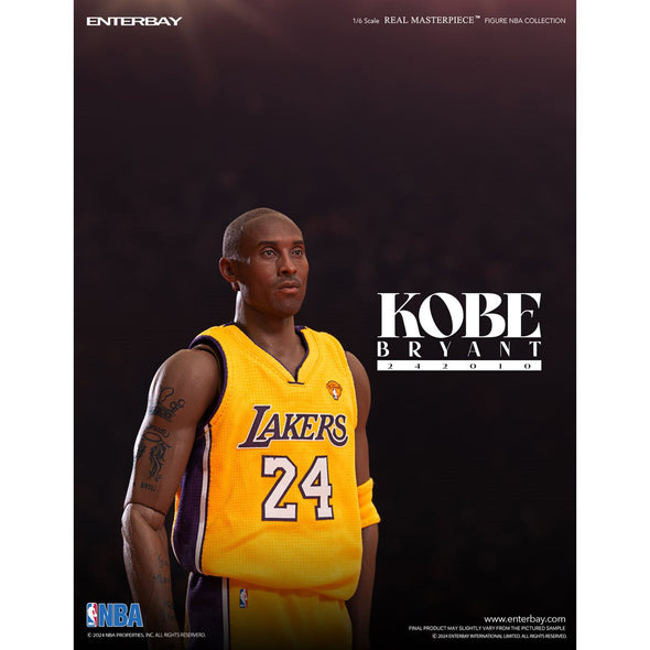 NBA Lakers KOBE BRYANT 242010 Real Masterpiece Action Figure 1/6 Scale (ENTERBAY)