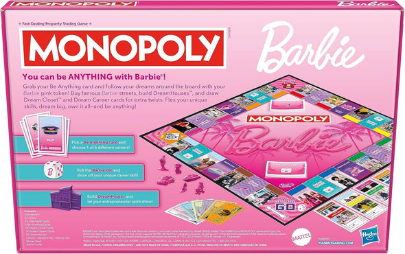 Barbie Edition Monopoly Board Game