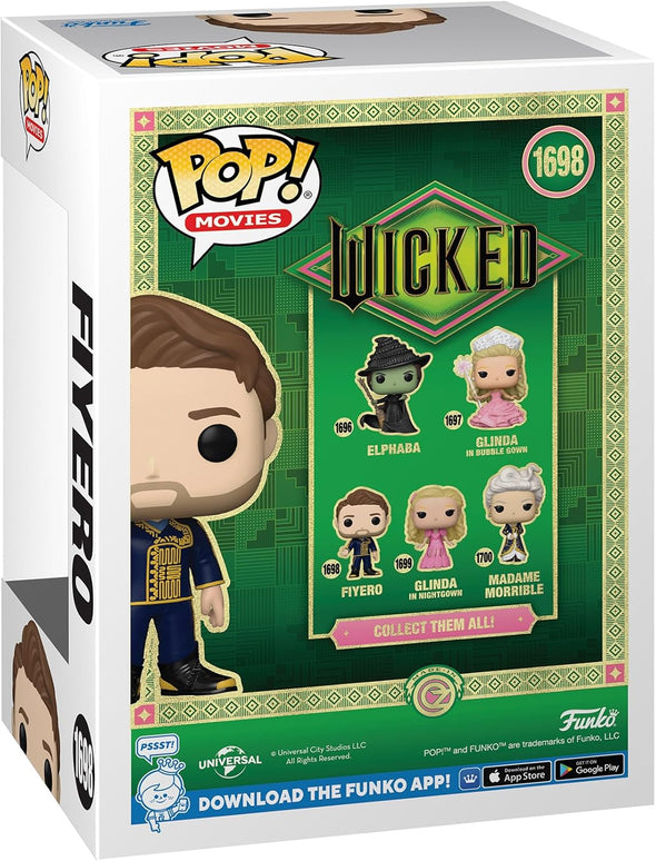 Wicked Part 1 FIYERO Funko Pop! Movies Vinyl Figure 1698