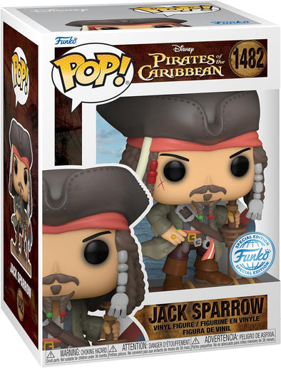 Pirates of the Caribbean JACK SPARROW Funko Pop! Exclusive Series Vinyl Figure 1482