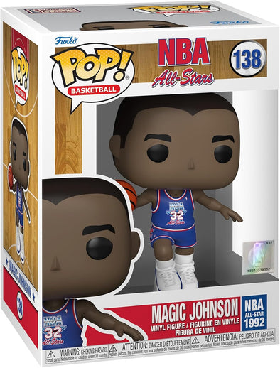 NBA Legends MAGIC JOHNSON All-Star 1992 Funko Pop! Vinyl Figure 138