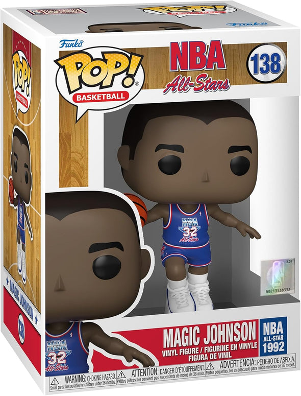 NBA Legends MAGIC JOHNSON All-Star 1992 Funko Pop! Vinyl Figure 138