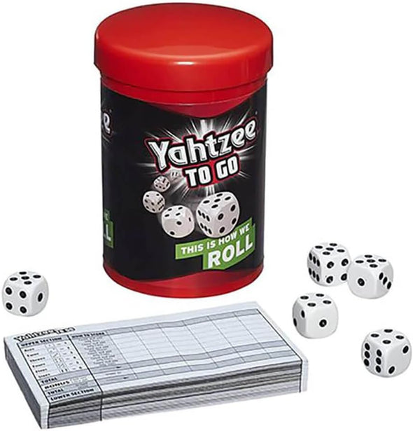 HASBRO GAMING Yahtzee TO GO Game