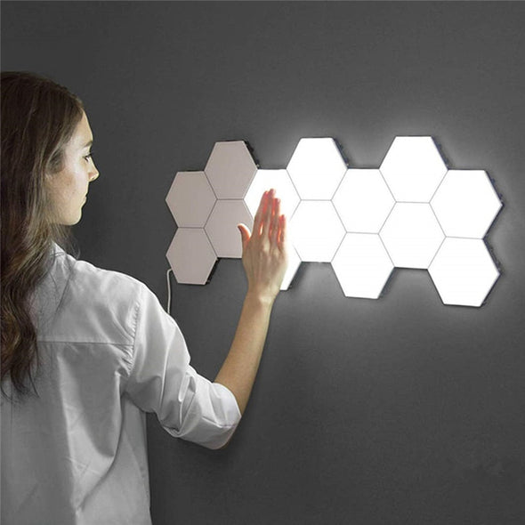 Quantum lamp led Night Light moon Honeycomb Night Lamp  Wall Lamp Lights Smart modular touch sensitive Light for Bedroom
