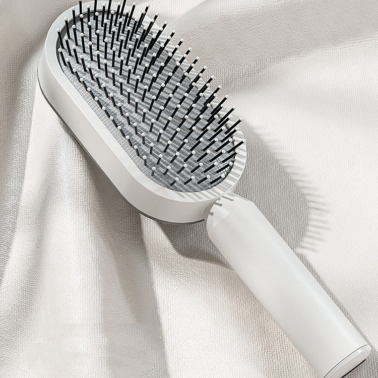 Self Cleaning Hair Brush For Women One-key Cleaning Hair Loss Airbag M –  darskee Gifts and Things