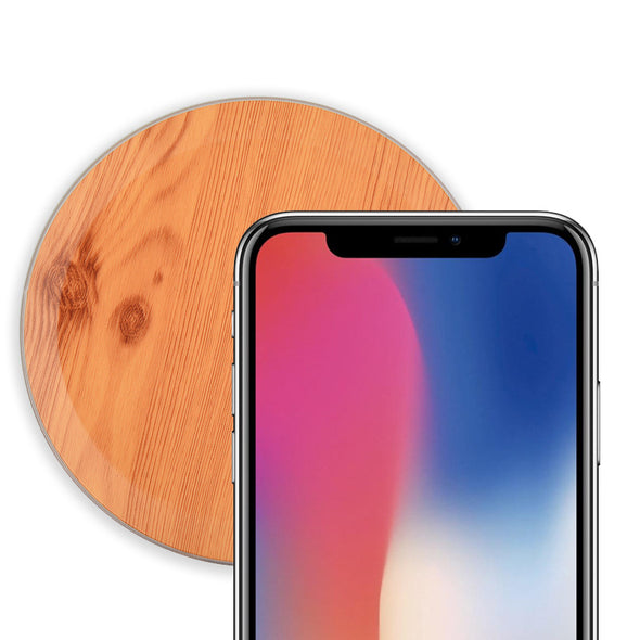 Wood Grain Fast Charge Wireless Charger Base