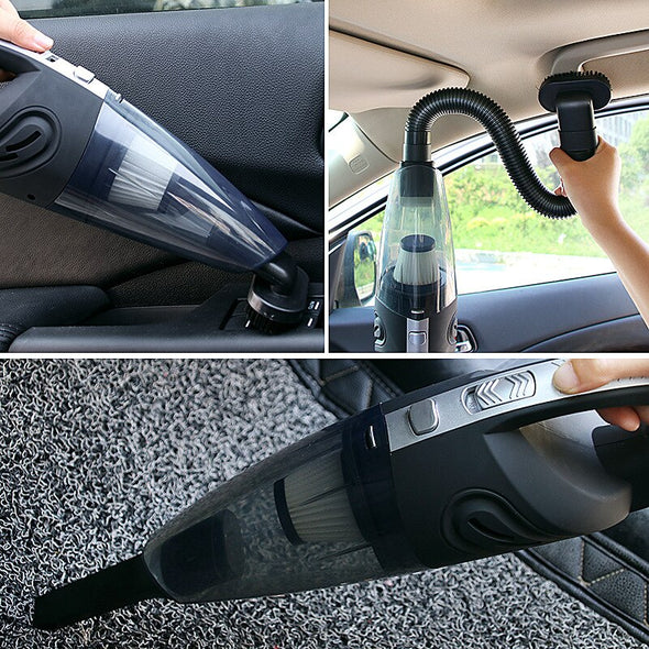 Portable Car Vacuum Cleaner Handheld Vacuums Cordless Powered Battery Rechargeable Quick Charge Tech, Compact and Durable