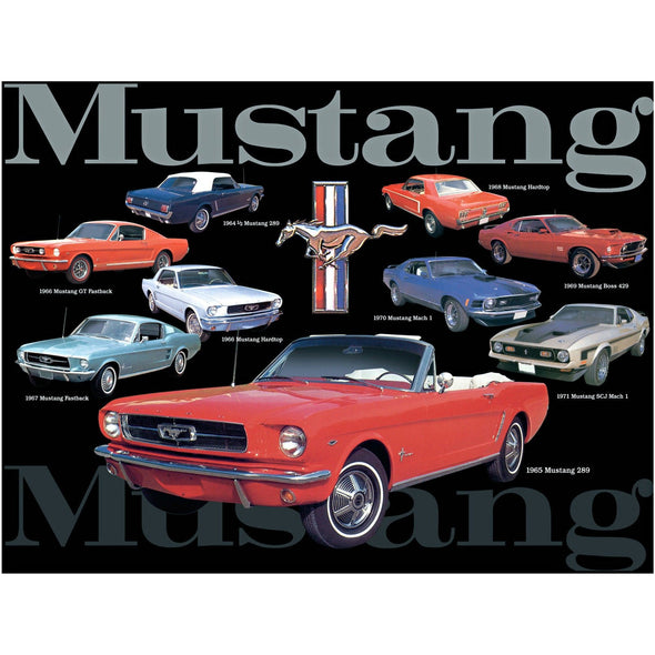 Mustang Collector Tin Sign
