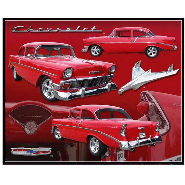 1956 Chevrolet Collector Tin Sign