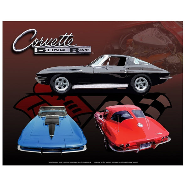 Corvette Sting Ray™ Classics Collector Metal Sign