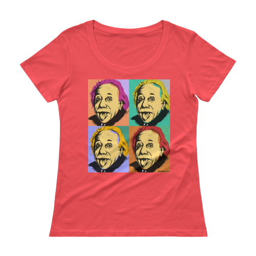 EINSTEIN Ladies' Scoopneck T-Shirt