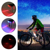 Waterproof Bicycle Cycling Lights Taillights LED Laser Safety Warning Bicycle Lights Bicycle Tail Bicycle Accessories Light