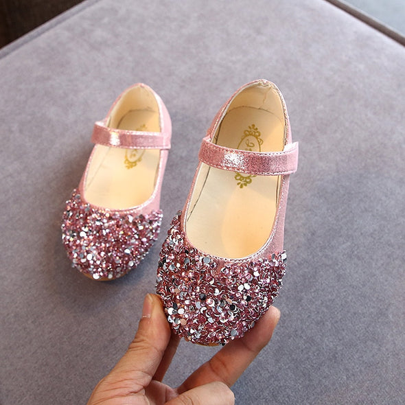 Children Shoes Girls Princess Shoes Glitter Children Baby Dance Shoes Casual Toddler Girl Sandals