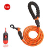 Pet Leash Reflective Strong Dog Leash 1.5M Long with Comfortable Padded Handle Heavy Duty Training Durable Nylon Rope Leashes