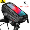 WILD MAN Bike Bag Front Cycling Bag Rainproof Touch Screen Bicycle Phone Bag 6.5 Inch Mobile Phone Case Mtb Accessories