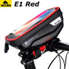 WILD MAN Bike Bag Front Cycling Bag Rainproof Touch Screen Bicycle Phone Bag 6.5 Inch Mobile Phone Case Mtb Accessories