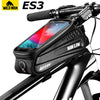 WILD MAN Bike Bag Front Cycling Bag Rainproof Touch Screen Bicycle Phone Bag 6.5 Inch Mobile Phone Case Mtb Accessories