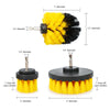 Drill Brush Attachment Set Power Scrubber Brush Car Polisher Bathroom Cleaning Kit with Extender Kitchen Cleaning Tools
