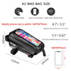 WILD MAN Bike Bag Front Cycling Bag Rainproof Touch Screen Bicycle Phone Bag 6.5 Inch Mobile Phone Case Mtb Accessories