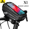 WILD MAN Bike Bag Front Cycling Bag Rainproof Touch Screen Bicycle Phone Bag 6.5 Inch Mobile Phone Case Mtb Accessories