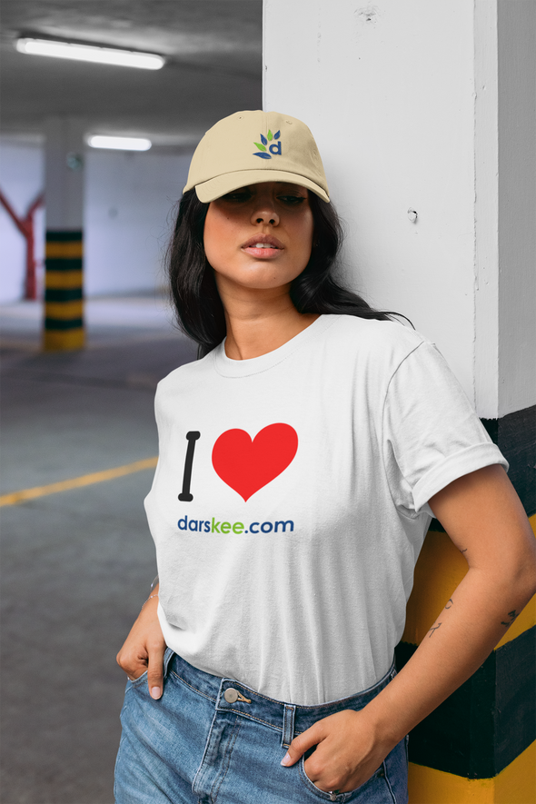 I LOVE darskee.com Short-Sleeve Unisex T-Shirt