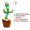 Lovely Talking Toy Dancing Cactus Doll Speak Talk Sound Record Repeat Toy Kawaii Cactus Toys Children Kids Education Toy Gift