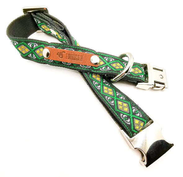 Finnigan Designer Dog Collar (Glitzy Collection) Medium