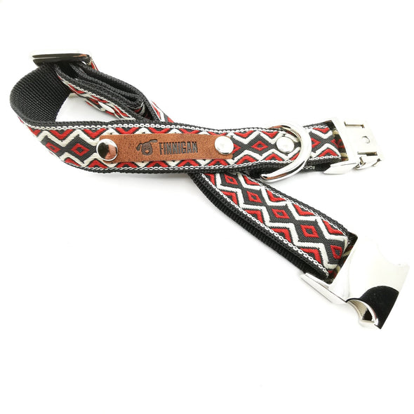 Finnigan Designer Dog Collar (Harlequin Collection) Medium