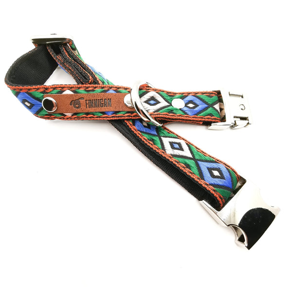 Finnigan Designer Dog Collar (Harlequin Collection) Medium