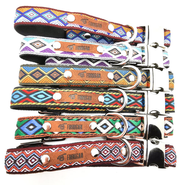 Finnigan Designer Dog Collar (Harlequin Collection) Medium
