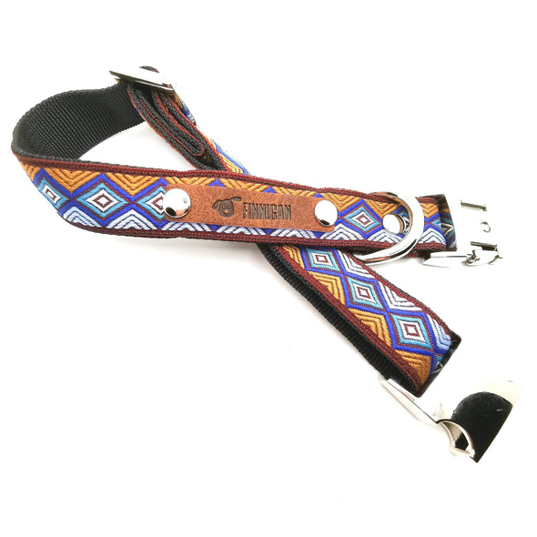 Finnigan Designer Dog Collar (Harlequin Collection) Medium