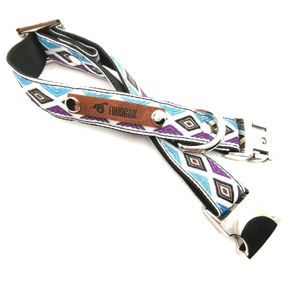 Finnigan Designer Dog Collar (Harlequin Collection) Medium
