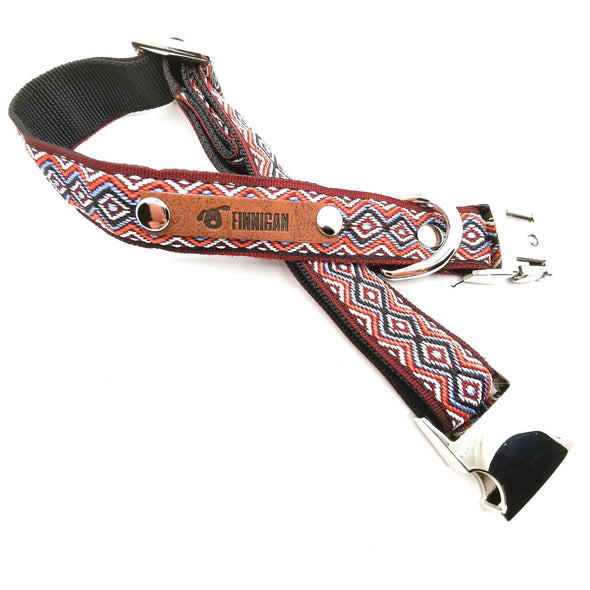 Finnigan Designer Dog Collar (Harlequin Collection) Medium