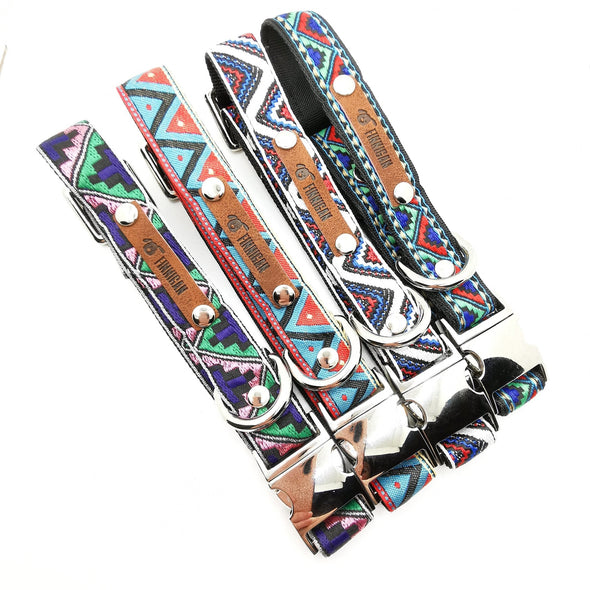 Finnigan Designer Dog Collar (ZigZag Collection) Medium