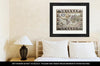 Framed Print, World Old Map Created By Nicholas Visscher Published In Amsterdam 1652