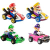 Hot Wheels DIE-CAST Mario Kart Vehicle 4-Pack Collectible