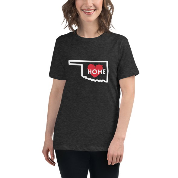 OKLAHOMA IS HOME Women's Relaxed T-Shirt