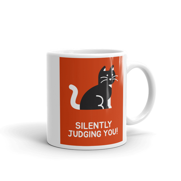 SILENTLY JUDGING YOU Mug