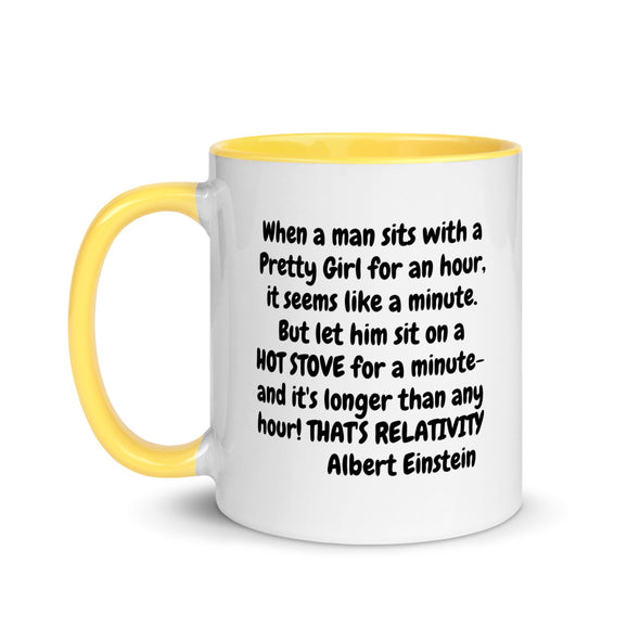 Einstein Relativity Mug with Color Inside