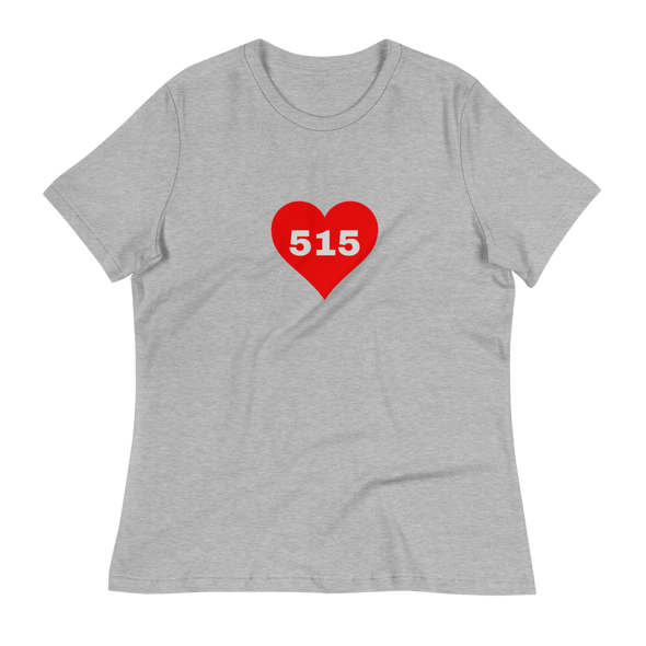 AREA CODE 515 Women's Relaxed T-Shirt