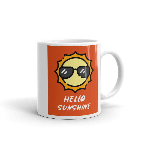 HELLO SUNSHINE Mug | Colorful Cups Coffee Lover Mug Ceramic Tea Mug |