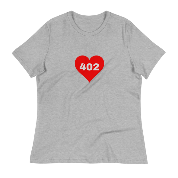AREA CODE 402 Women's Relaxed T-Shirt