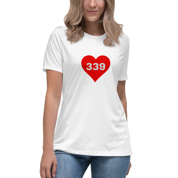 AREA CODE 339 Women's Relaxed T-Shirt